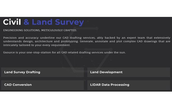 Land Survey CAD Drafting Services by CAD Drafting Services | Gsource ...