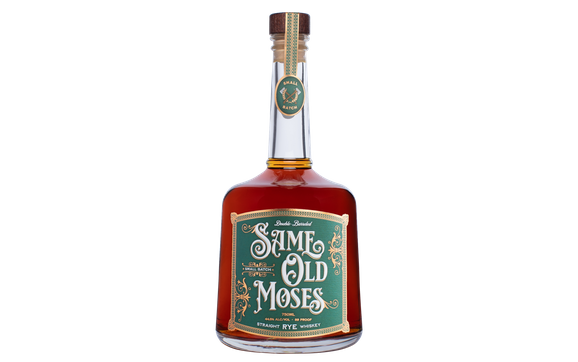 Same Old Moses Double-Barreled Rye Whiskey by WanderFolk Spirits
