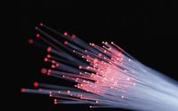 Fiber optic cable installation  by Philo Security Systems