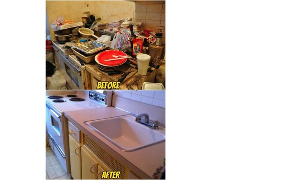 Hoarding Job & Heavy Duty Cleaning - Before & After Kitchen by Ideal ...