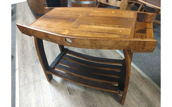 Tall Coffee Table Combo Wine Station by Eagle Eye Barrels