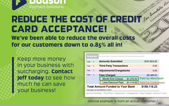 Point of Sales Systems-Merchant Services-Business Lines of Credit-Gift & Loyalty Programs-Online Ordering by Dodson Payment Solutions