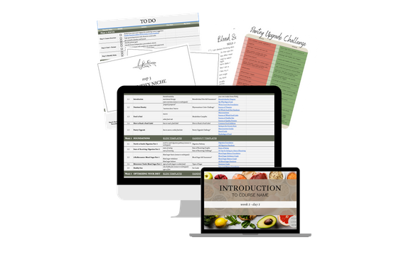 course template by Made Whole Nutrition