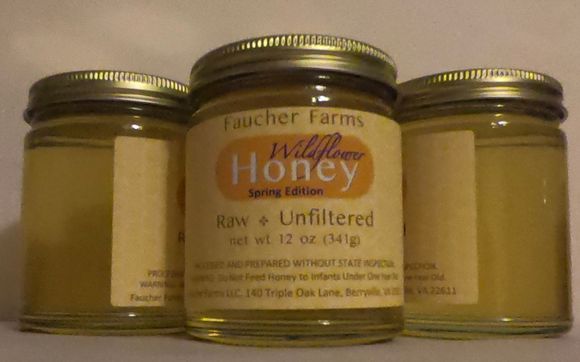 Single Hive Raw Unfiltered Honey by Faucher Farms, LLC