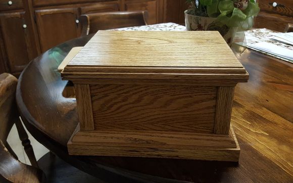 Customized urn/ash boxes by Hidden valley paint and construction  (HVPC)