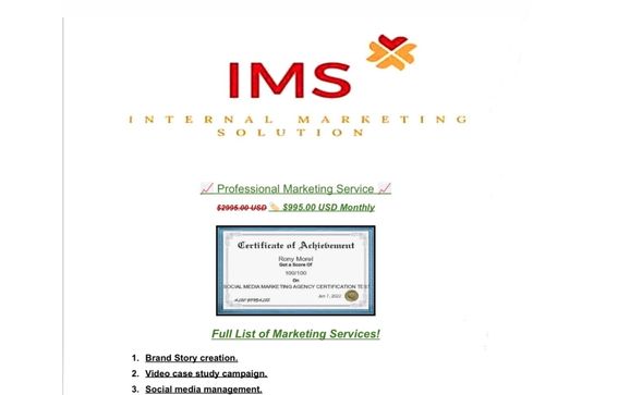 🚨 Mega Discount 📈 Professional Marketing Services 🚨 by Internal Marketing Solution