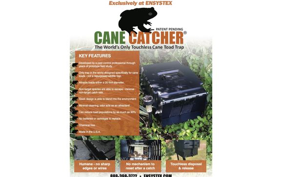 CANE CATCHER® – CANE CATCHER® The world's only touchless cane toad trap.