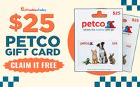 Free $25 PetCo Gift Card | GetFreebiesToday.com by Get Freebies Today