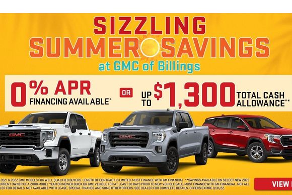 Sizzling Summer Savings by GMC of Billings