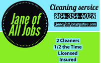 Jane of All Jobs Cleaning Service by Jane of all jobs Cleaning service