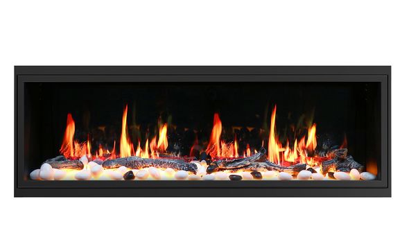 Latitude 55” Smart Built-in Electric Fireplace Wifi Enabled by Litedeer Homes | Litedeer Fireplaces