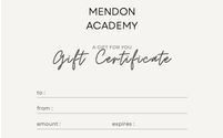 Gift Certificates by Mendon Academy