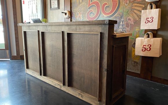 Solid Wood Retail Counters/Cash Wrap Counters by PineTree WoodShop ...