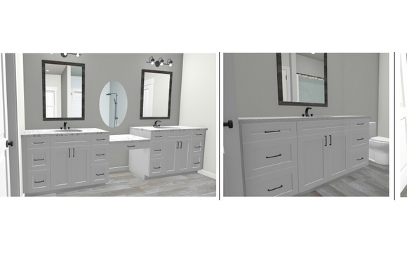3D Color Bath Designs! by Dolphin Cabinet Designs