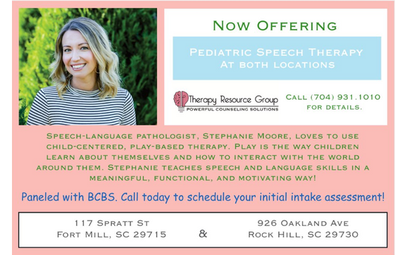 Pediatric Speech Language Pathologist Now Paneled With Bcbs By Therapy Resource Group In Fort 4573