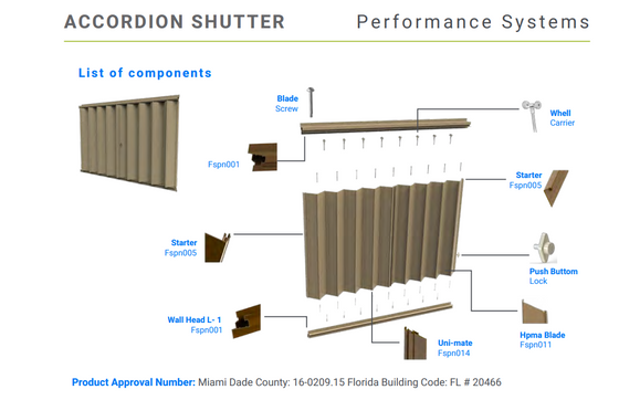 Performance Shutter by Alumina Distribution Center
