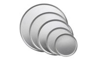 Coupe-Style Aluminum Pizza Pans by Vancouver Restaurant Supply - VRS