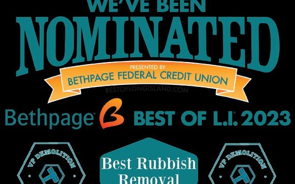 Best Of LI by VP Demolition & Junk Removal Inc. 