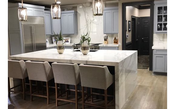 Beautiful kitchen renovation. by M&M Stone Design in Lawrenceville, GA ...