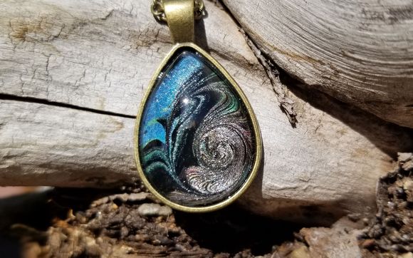 Custom Jewelry Design by AKRylic Pour'n