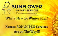 New Services Coming Soon!!! by Sunflower Notary Services
