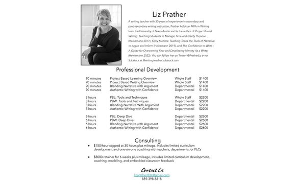 Professional Development for School Districts to Improve Writing  by Write Where You Are