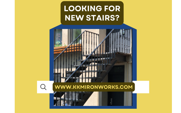 Metal Stairs by KK & M Ironworks