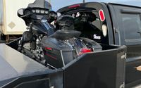 RV Hauler w/motorcycle lift by Steinbach Equipment & Finance