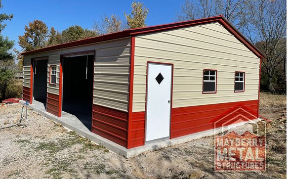 Metal Building Installation by Mayberry Metal Structures LLC in Mount ...