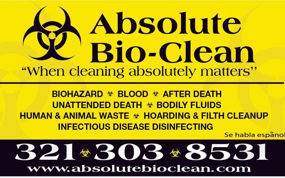 Biohazard Cleanup Services  by Absolute BioClean