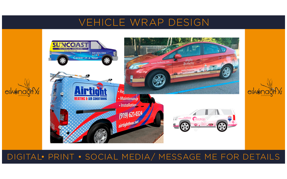 Vehicle Wrap Design by EikonaGrfxs
