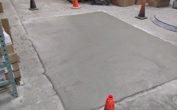 Indoor concrete flat work and repair by Gaard