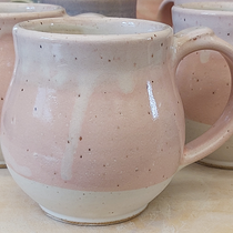 "Using a handmade mug warms the soul" by Esther Drone Pottery