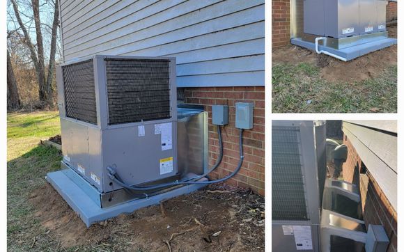 Heatpump Package unit install by Air Solutions, LLC