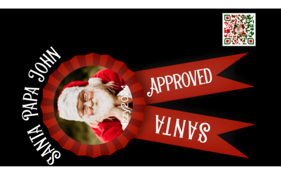 Are you Santa Approved by Santa Papa John