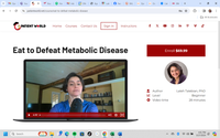 Eat to defeat metabolic disease online course by Dynamic Natural Advantage