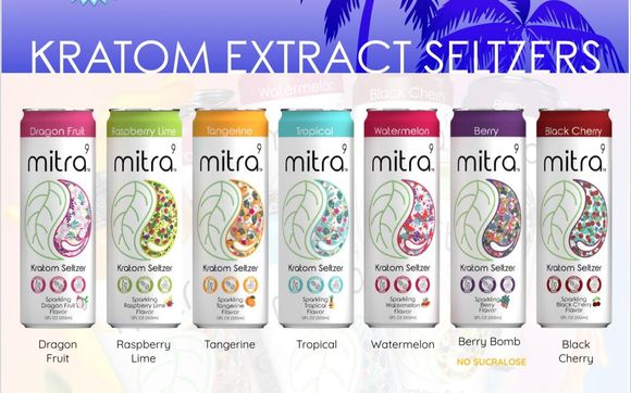 Kratom Extract Seltzers by Mitra-9 Brands LLC