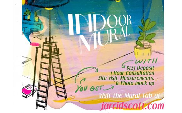 Indoor Mural Consultation  by Jarrid Scott Illustration