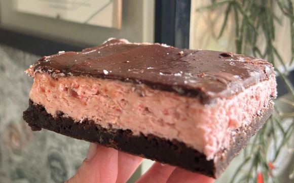 Chocolate Strawberry Brownie by Bone Apple Teeth Bakehouse