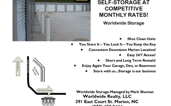 Storage Unit Rentals by Worldwide Realty, LLC