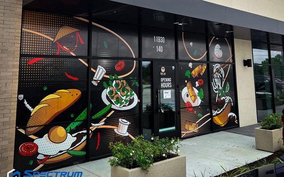 Window Graphics & Electrical Signage by Spectrum Signs & Wraps in ...