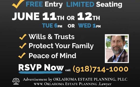 FREE Estate Planning Workshop 6/11/2024 by Oklahoma Estate Planning PLLC