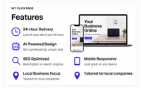My Click Page | Same Day ! Mobile Responsive SEO Optimized Website by VIS Mountain Marketing & Advertising