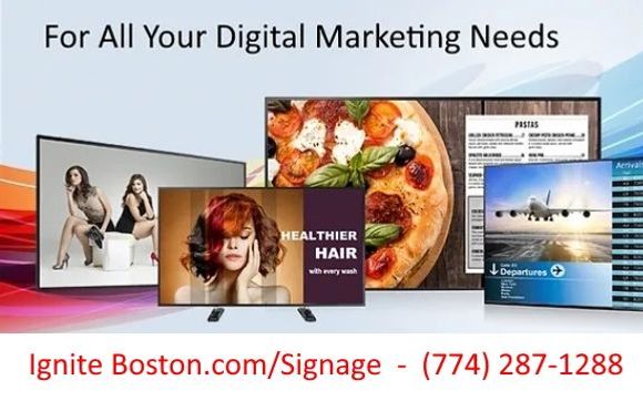Amaze & Attract More Customers With Digital Signage by Ignite Boston Merchant Solutions