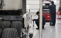 Wheel alignment by Allstate Truck Repair