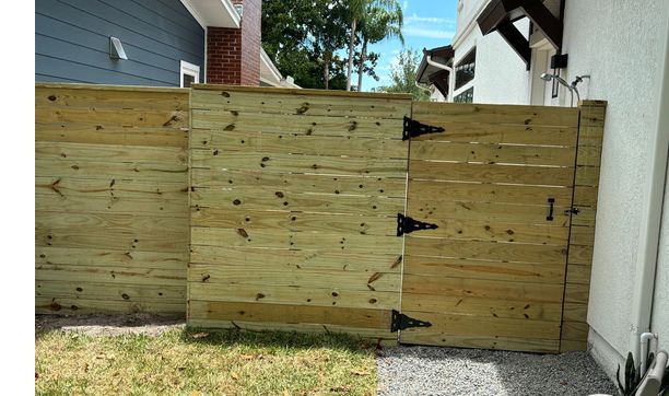 New fence install by Rodney’s pro home repair