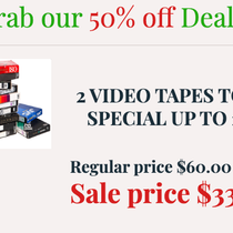 50% off Videotapes to DVD/Digital by Advanced Video Systems