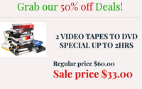 50% off Videotapes to DVD/Digital by Advanced Video Systems