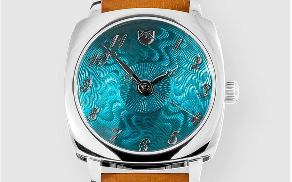 The AJAX Model: Teal Dial by 5280 Watch Company