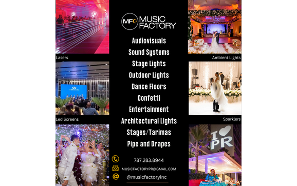 Audiovisual Services by Music Factory Inc.